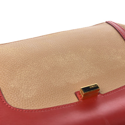 Fendi Cuoio Suede Silvana Bag Cammello Rosso Black Cuoio 9 of 12