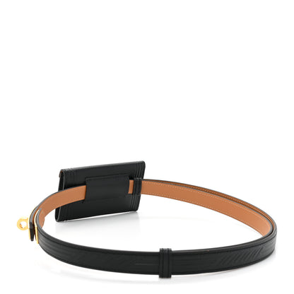Hermes Epsom Quadrige Kelly Pocket 18 Belt Black 2 of 10