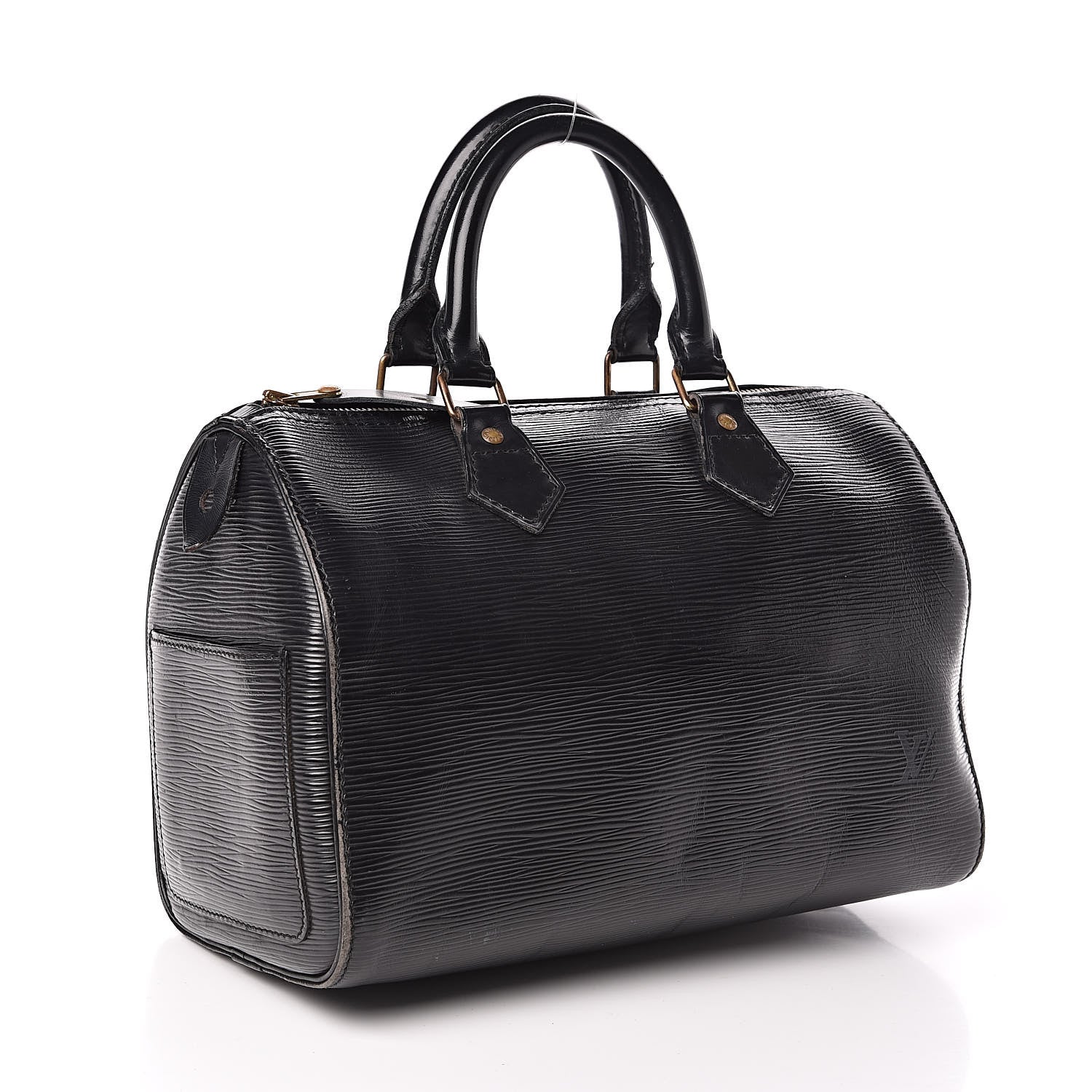 Louis Vuitton Epi Speedy 25 Black 3 of 15