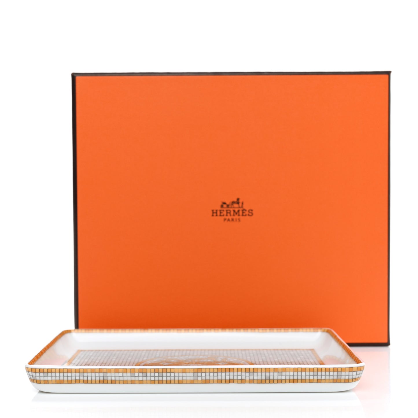 Porcelain Mosaique au 24 Gold Sushi Plate