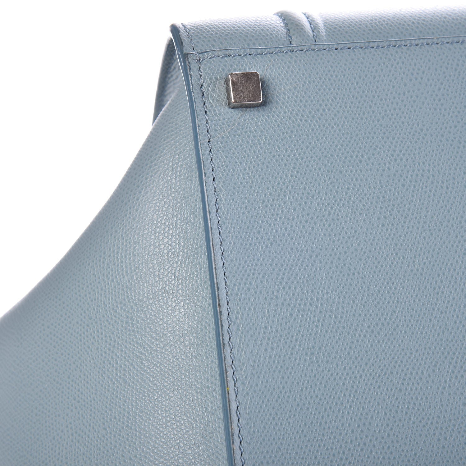 Celine Grained Calfskin Medium Phantom Luggage Sky Blue 8 of 13