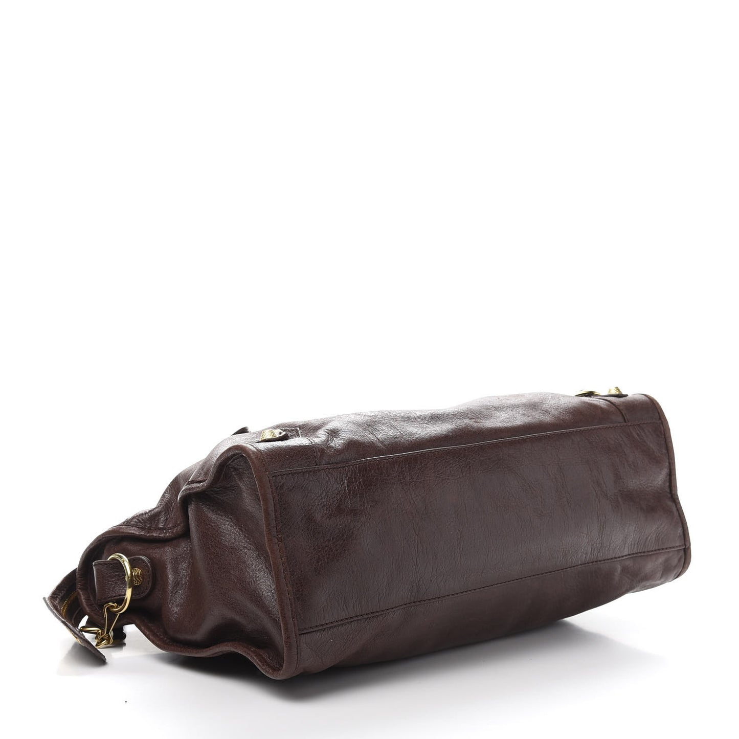 Agneau Giant 12 Gold Hardware City Cigare Fonce