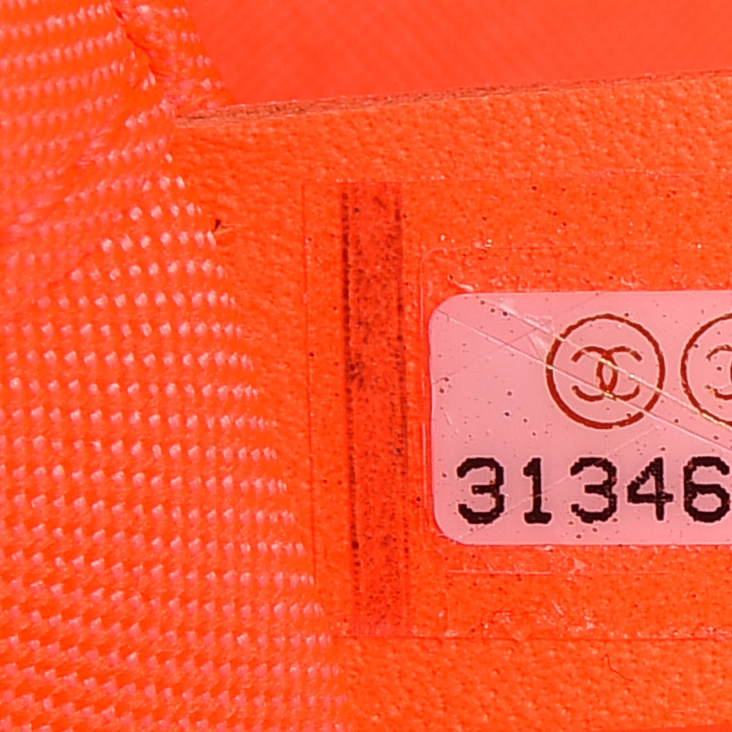 Chanel Mixed Fibers Calfskin Medium Deauville Tote Pink Orange 9 of 10