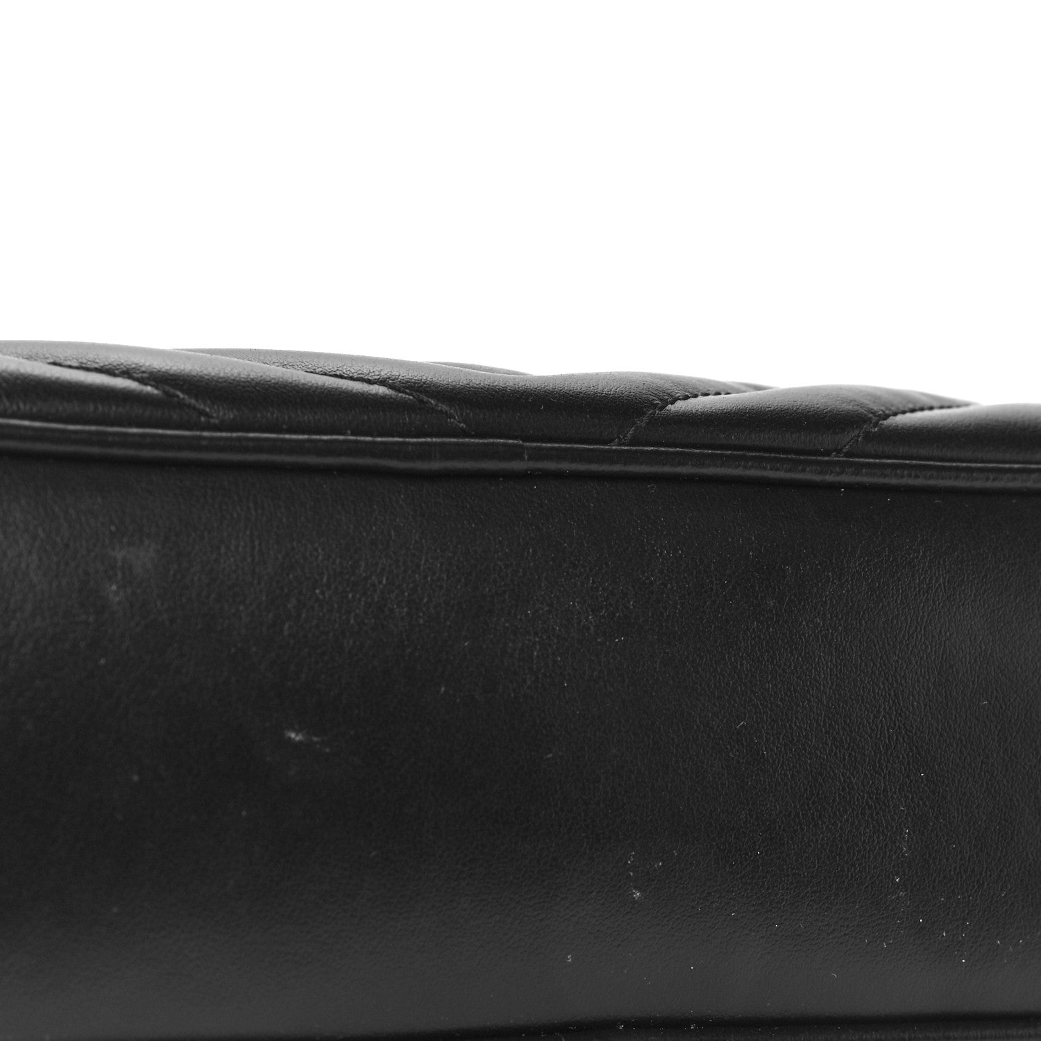 Saint Laurent Calfskin Matelasse Monogram Lou Camera Bag Black 12 of 15