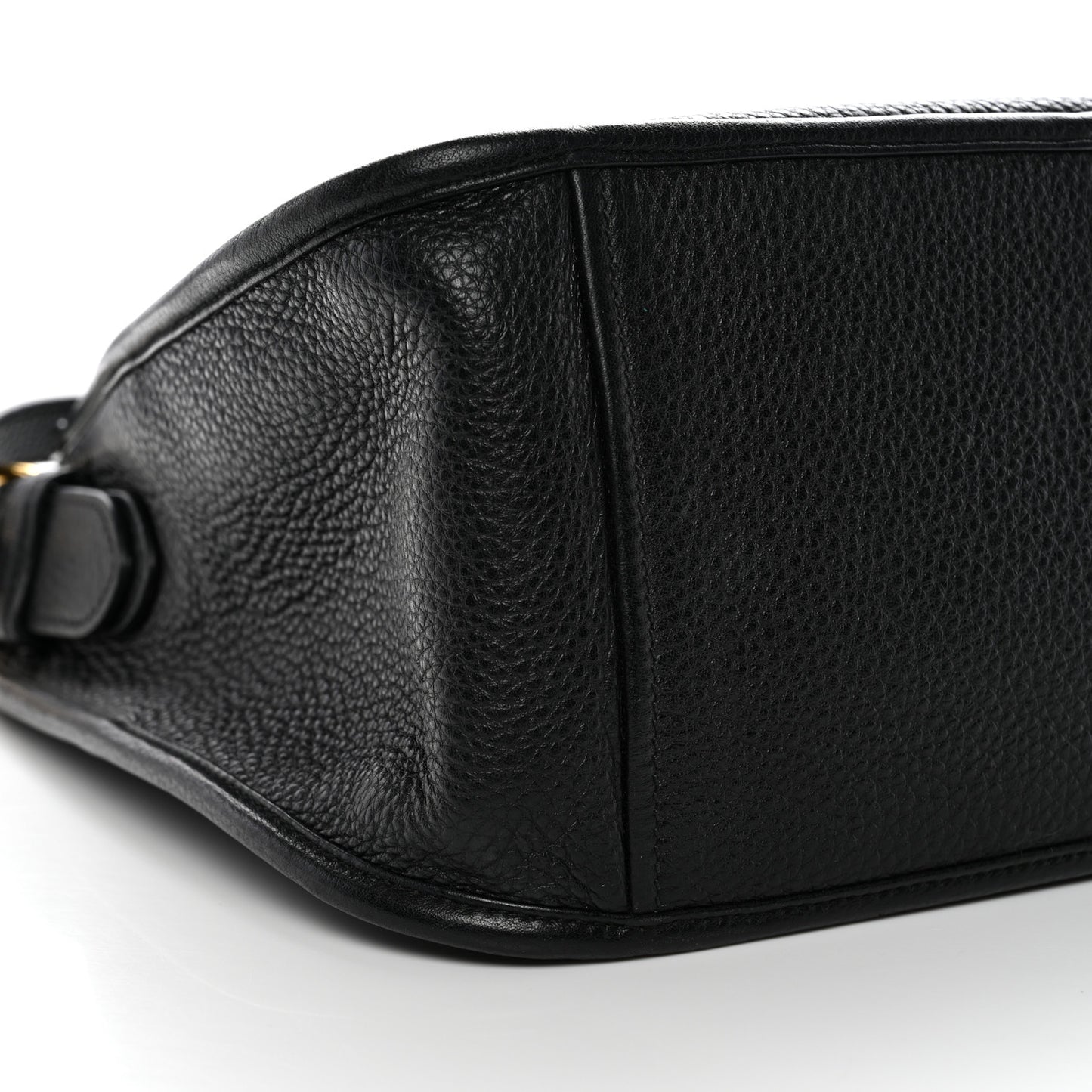 Vitello Daino Hobo Messenger Bag Black