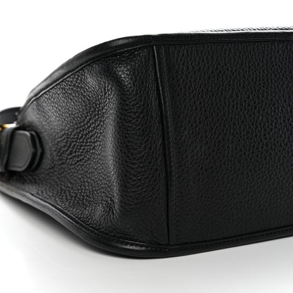 Prada Vitello Daino Hobo Messenger Bag Black 9 of 11