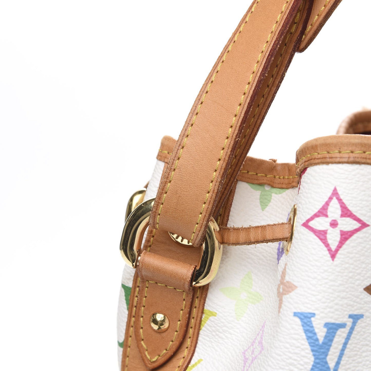 Monogram Multicolor Petit Noe White