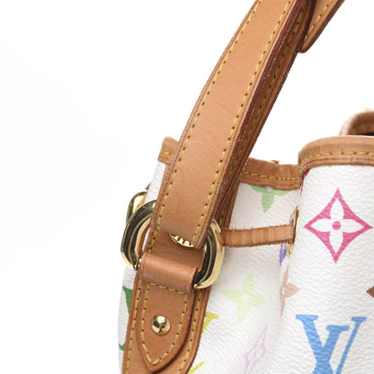 Louis Vuitton Monogram Multicolor Petit Noe White 10 of 13