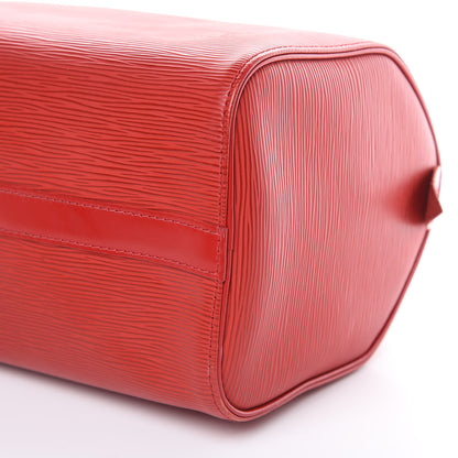 Louis Vuitton Epi Speedy 25 Rouge 8 of 18