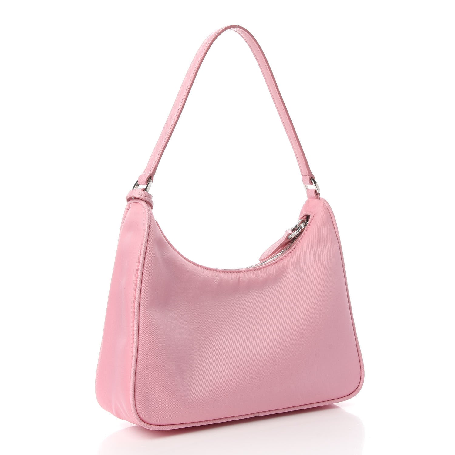 Prada Re-Nylon Saffiano Mini Re-Edition 2005 Bag Rosa 3 of 10
