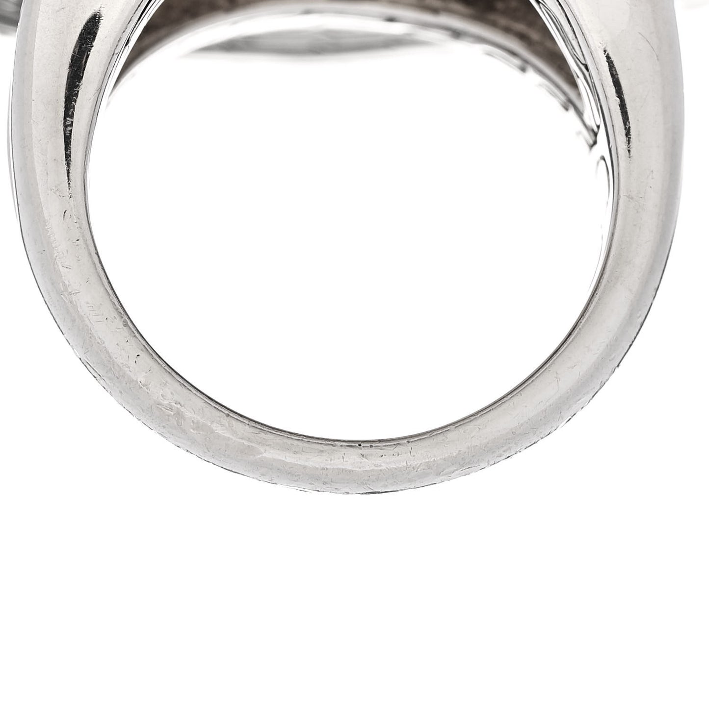 Sterling Silver 18K Yellow Gold Blue Topaz Dot Batu Ring 52 6