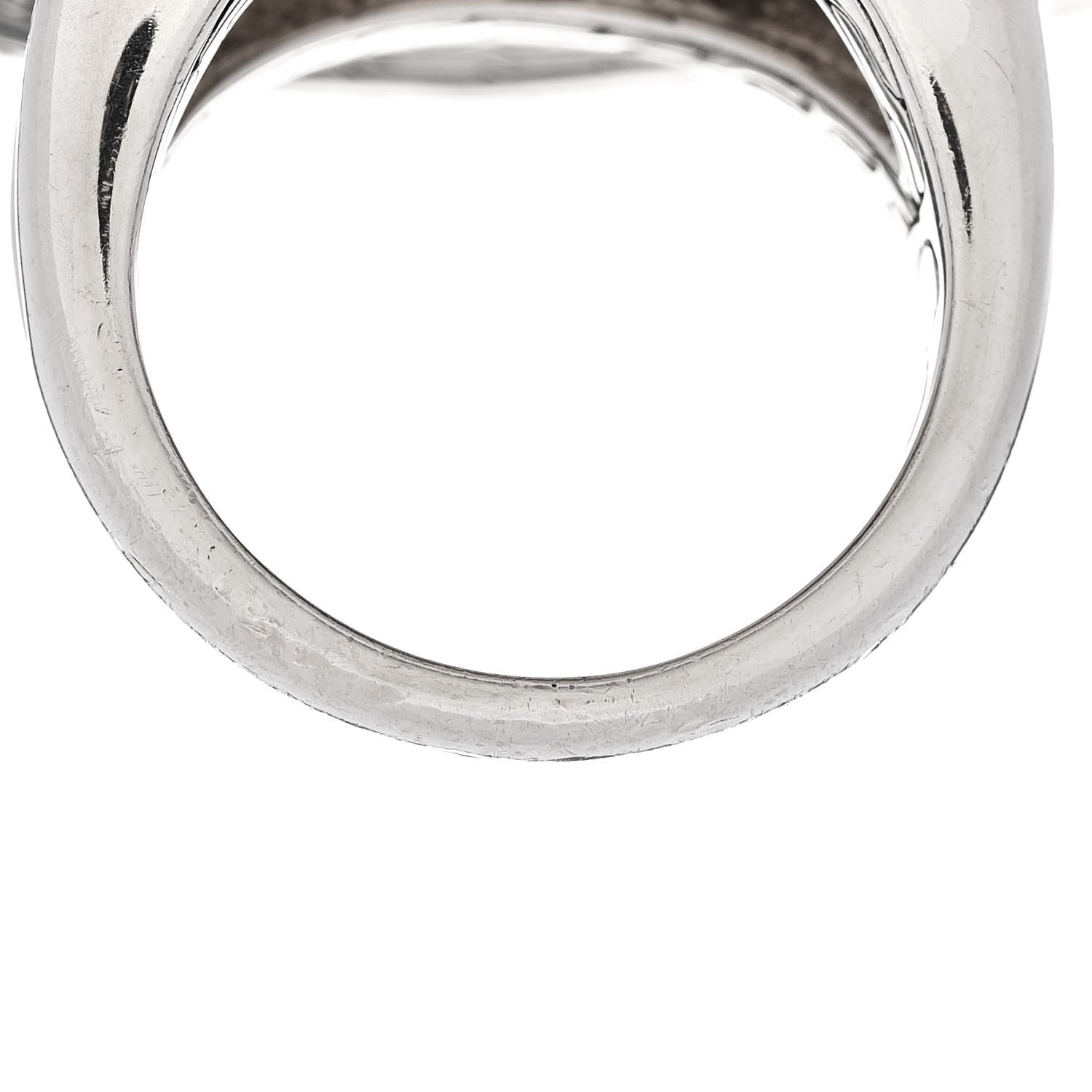 John Hardy Sterling Silver 18K Yellow Gold Blue Topaz Dot Batu Ring 52 6 7 of 7
