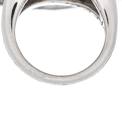 John Hardy Sterling Silver 18K Yellow Gold Blue Topaz Dot Batu Ring 52 6 7 of 7