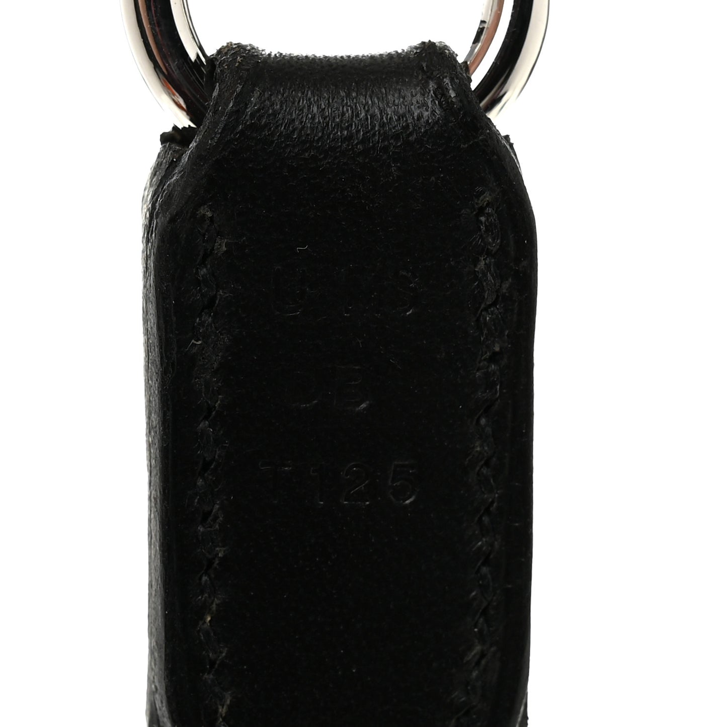 Natural Bridle Punch Dog Leash Black