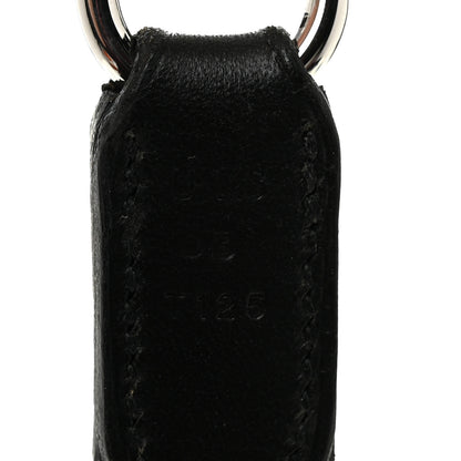 Hermes Natural Bridle Punch Dog Leash Black 4 of 5
