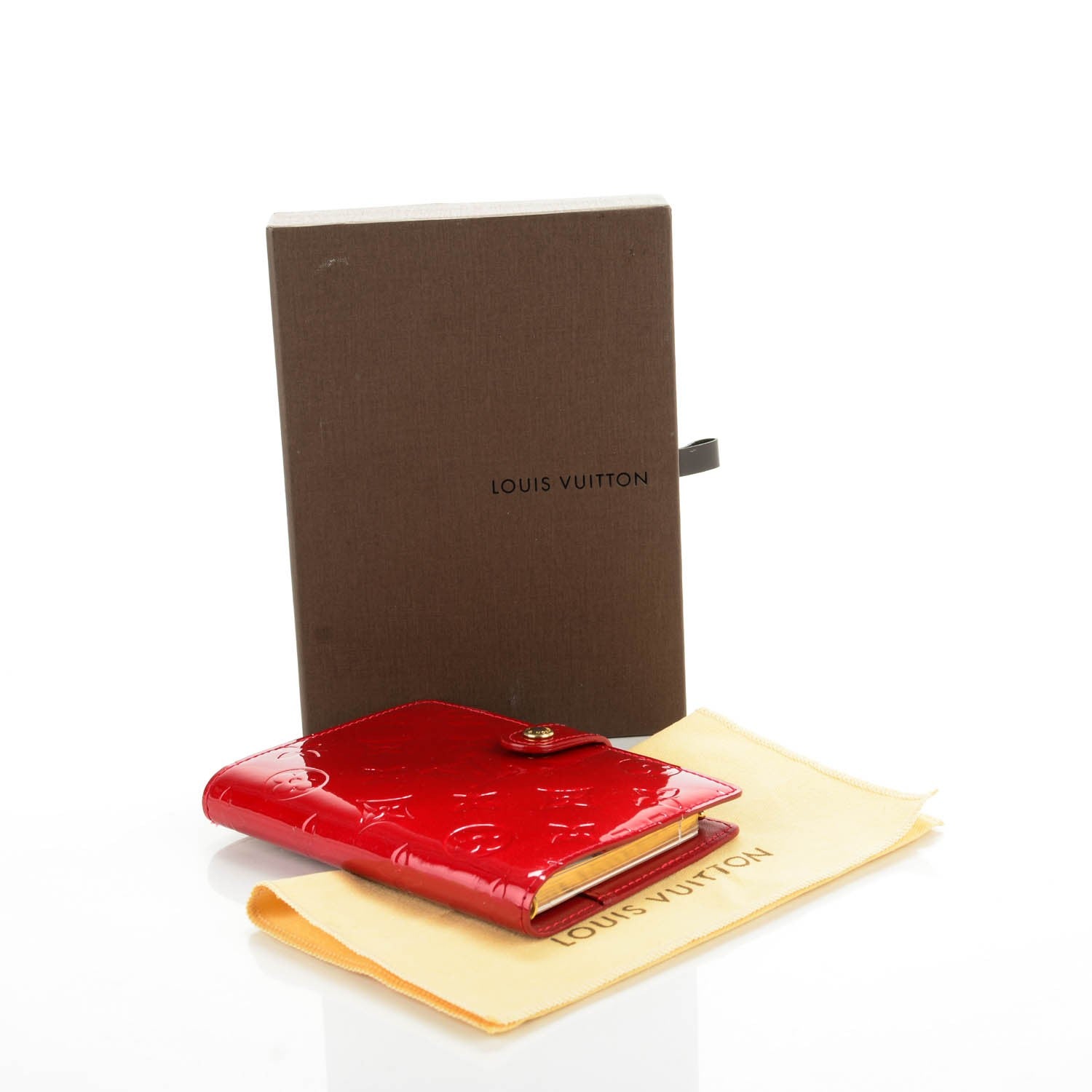 Louis Vuitton Vernis Small Ring Agenda Cover Pomme D'Amour 4 of 7