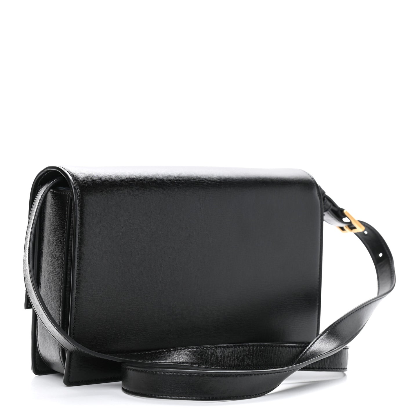 Smooth Calfskin Suede Medium Bellechasse Black