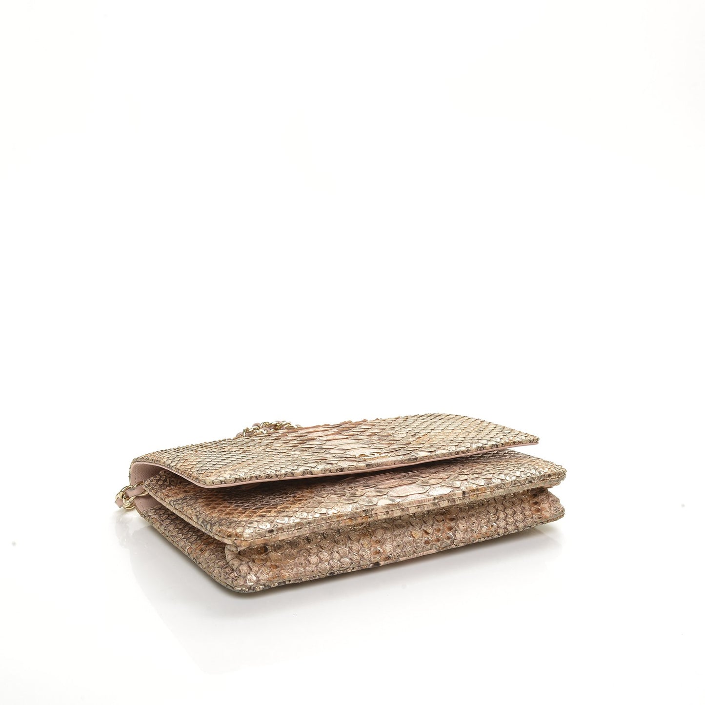 Metallic Python Wallet On Chain WOC Light Pink