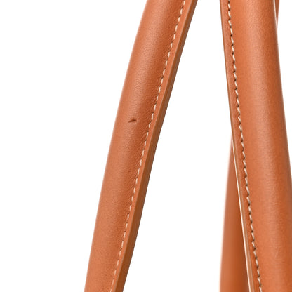 Celine Canvas Calfskin Logo Print Horizontal Cabas Natural Tan 13 of 13