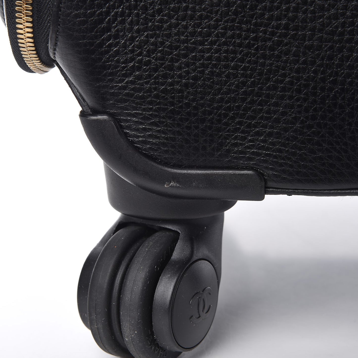 Calfskin Quilted Coco Case Trolley Black