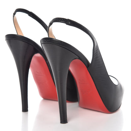 Christian Louboutin Kid No Prive 120 Pumps 37.5 Black 4 of 9
