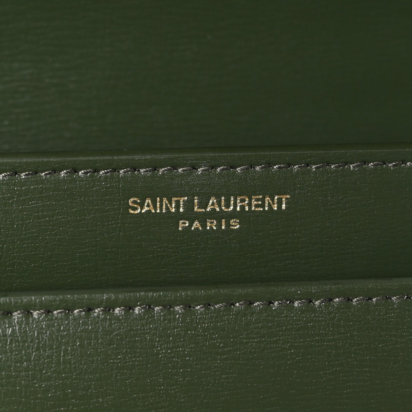 Smooth Calfskin Medium Monogram Sunset Satchel Vert Kaki