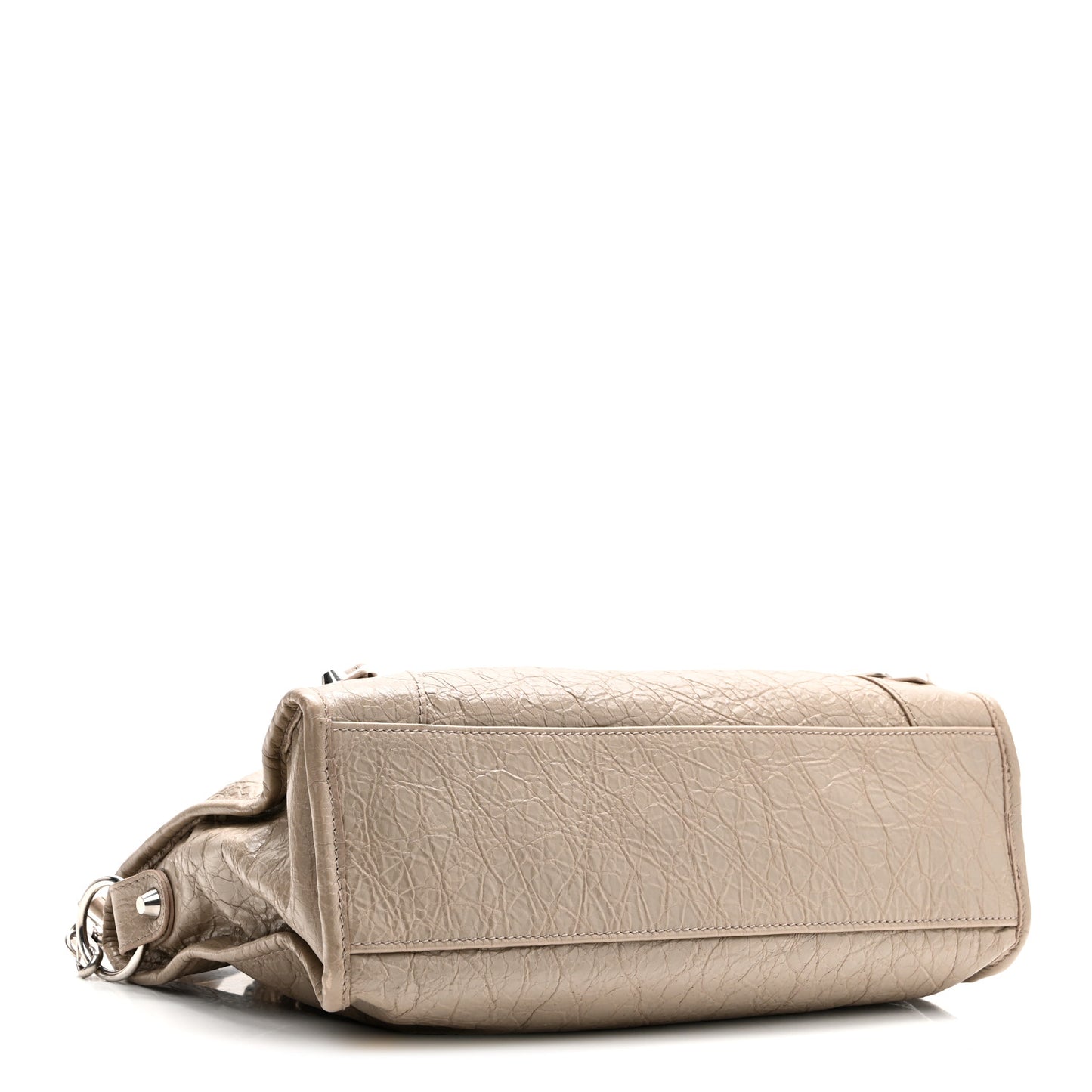 Agneau Arena Silver Hardware Small Le City Stone Beige