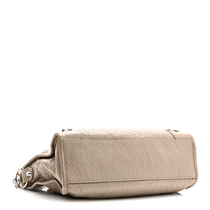 Balenciaga Agneau Arena Silver Hardware Small Le City Stone Beige 4 of 11