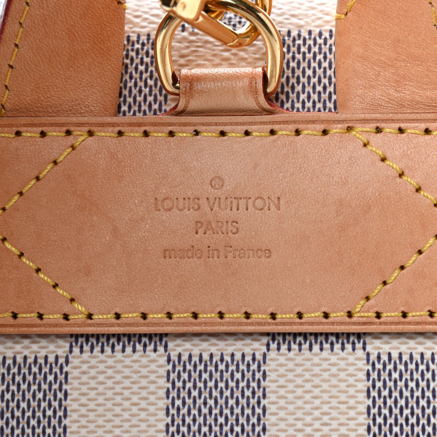 Louis Vuitton Damier Azur Sperone BB Backpack 6 of 9