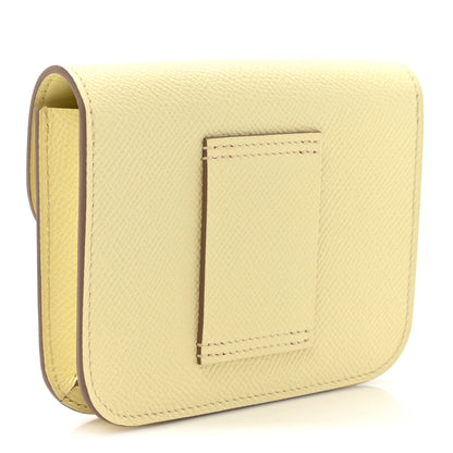 Hermes Epsom Constance Slim Wallet Jaune Milton 4 of 9