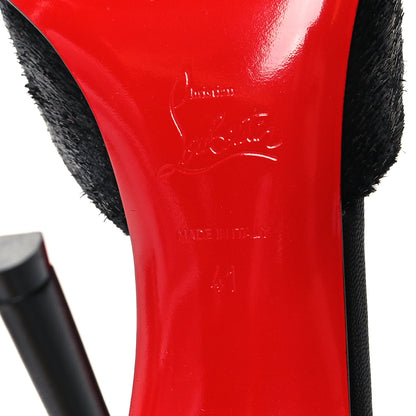 Christian Louboutin Velvet Me Dolly 100 Sandals 41 Black 6 of 7