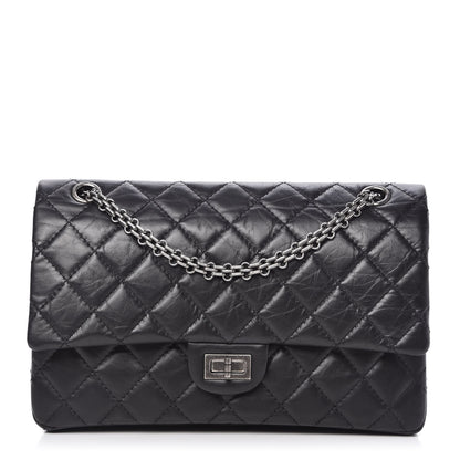 Chanel Aged Calfskin Quilted 2.55 Reissue 226 Flap Black 1 of 11