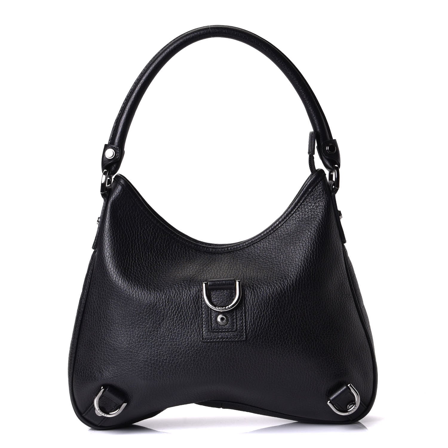 Gucci Calfskin Abbey D Ring Hobo Black 1 of 6