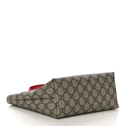 Gucci GG Supreme Monogram Kid's Rainbow Butterfly Tote 4 of 11