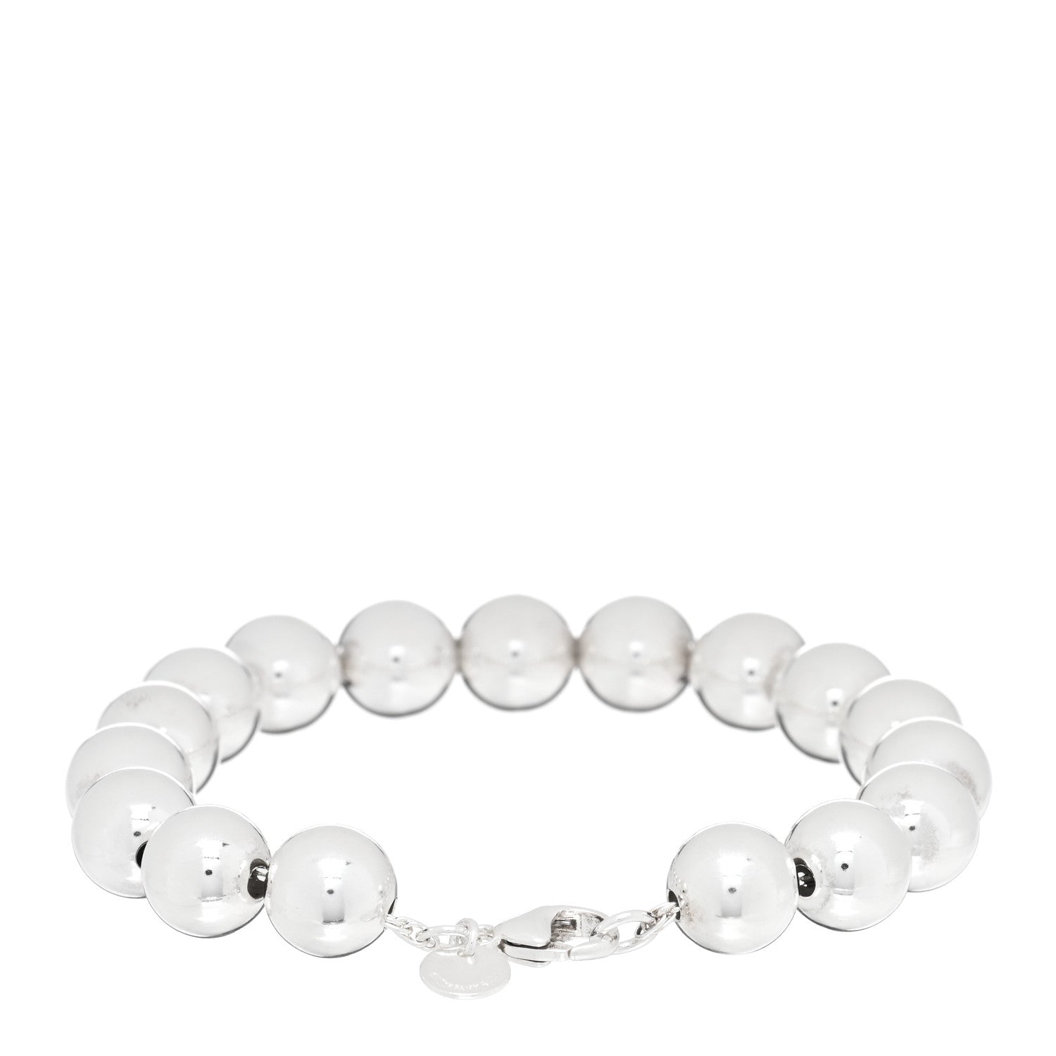 Tiffany Sterling Silver 10mm Hardwear Ball Bracelet 2 of 3