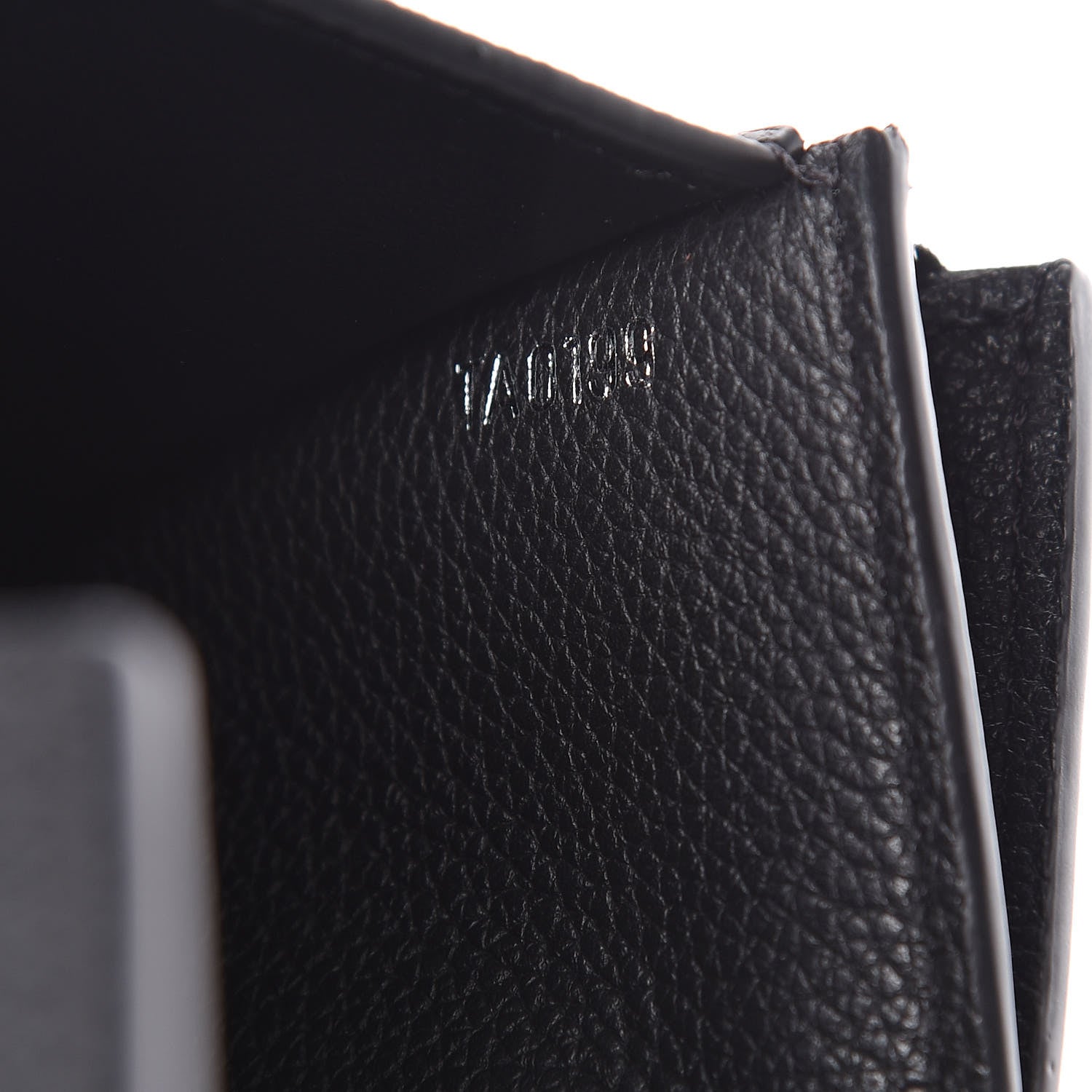 Louis Vuitton Soft Calfskin My Lockme Compact Wallet Black 7 of 7