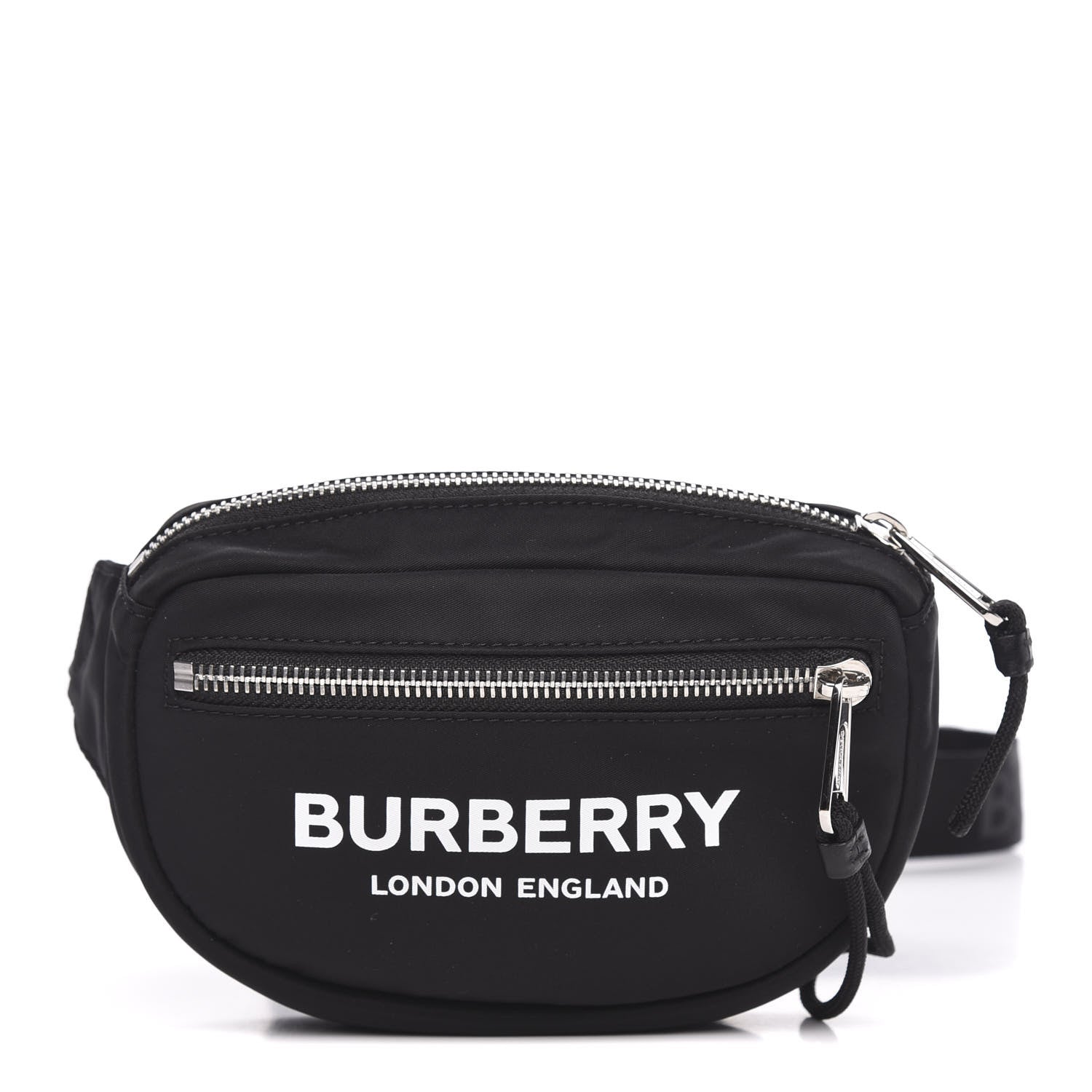 Burberry Econyl Logo Print Small Cannon Bum Bag Black 1 of 8