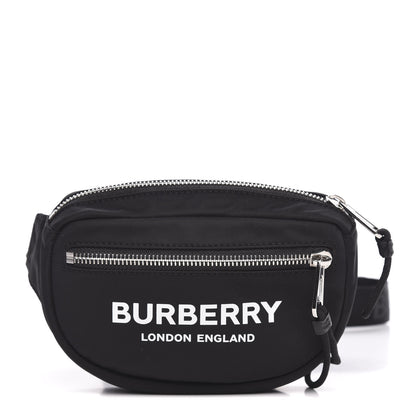 Burberry Econyl Logo Print Small Cannon Bum Bag Black 1 of 8