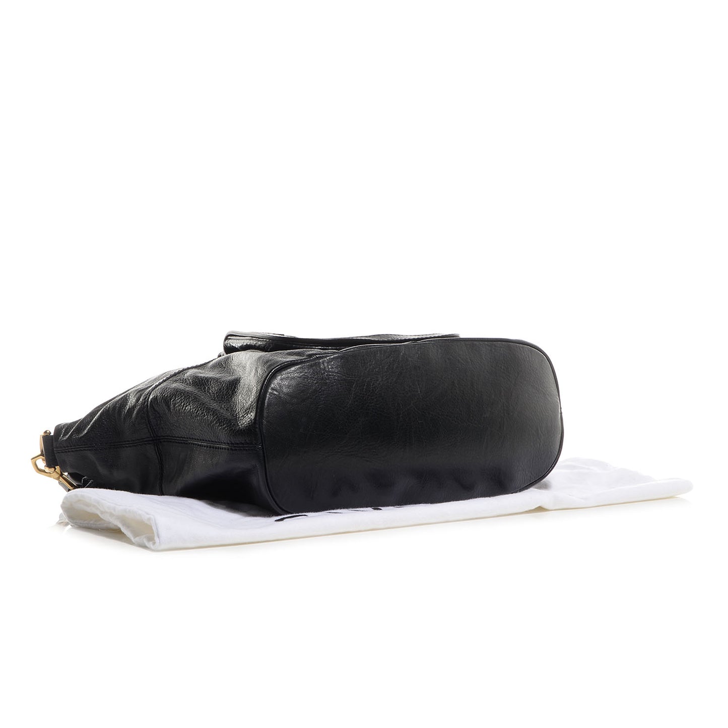 Leather Medium Pocket Nightingale Black
