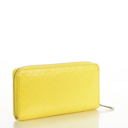 Louis Vuitton Damier Facette Zippy Wallet Yellow 3 of 7