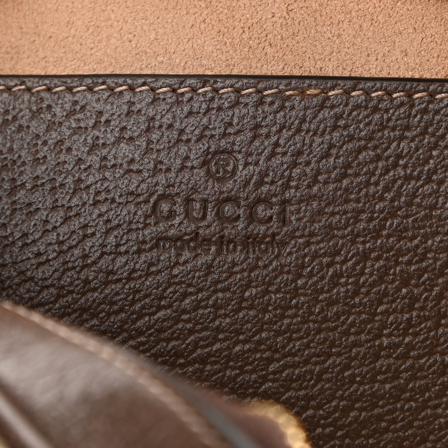 GG Supreme Monogram Web Mini Ophidia Shoulder Bag Brown