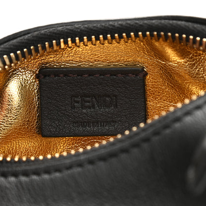 Fendi Vitello Grace Matte Nano Fendigraphy Hobo Charm Black 6 of 11