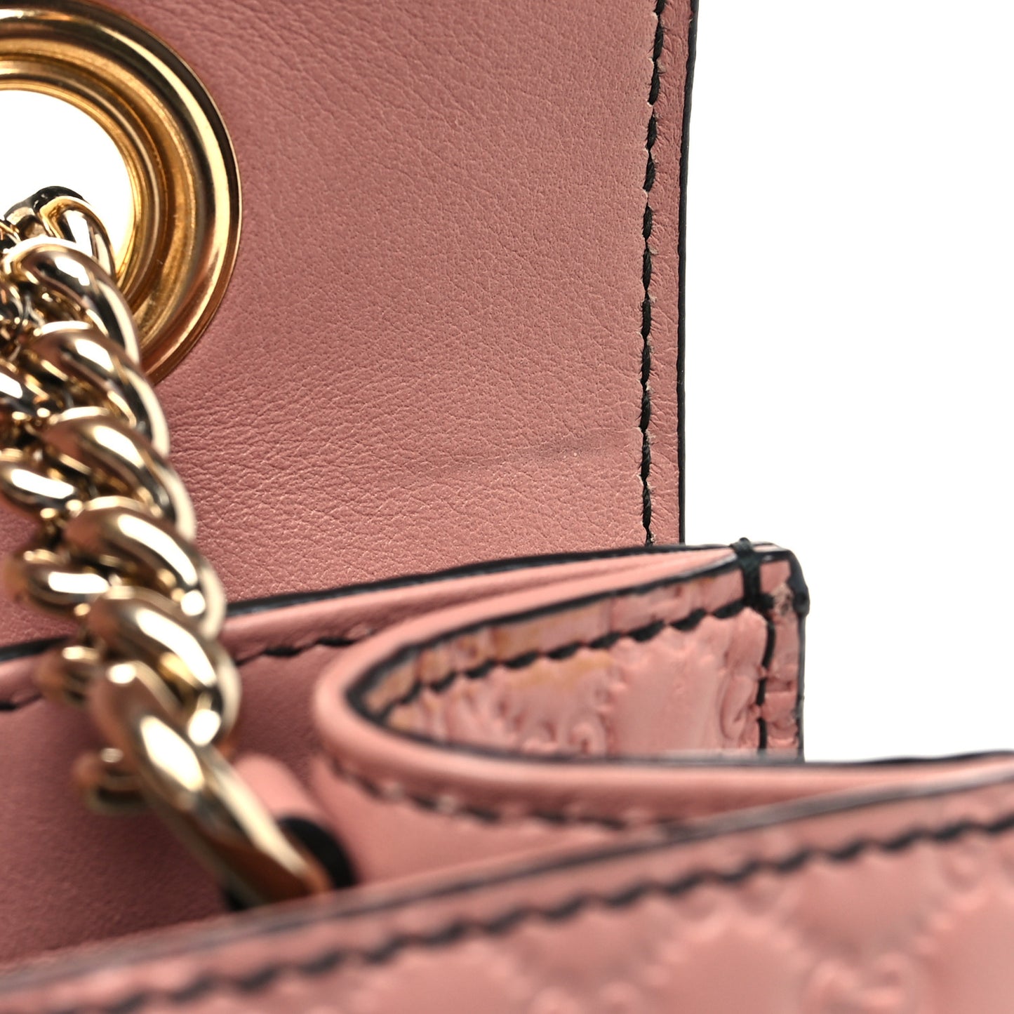 Microguccissima Medium Emily Chain Shoulder Bag Soft Pink