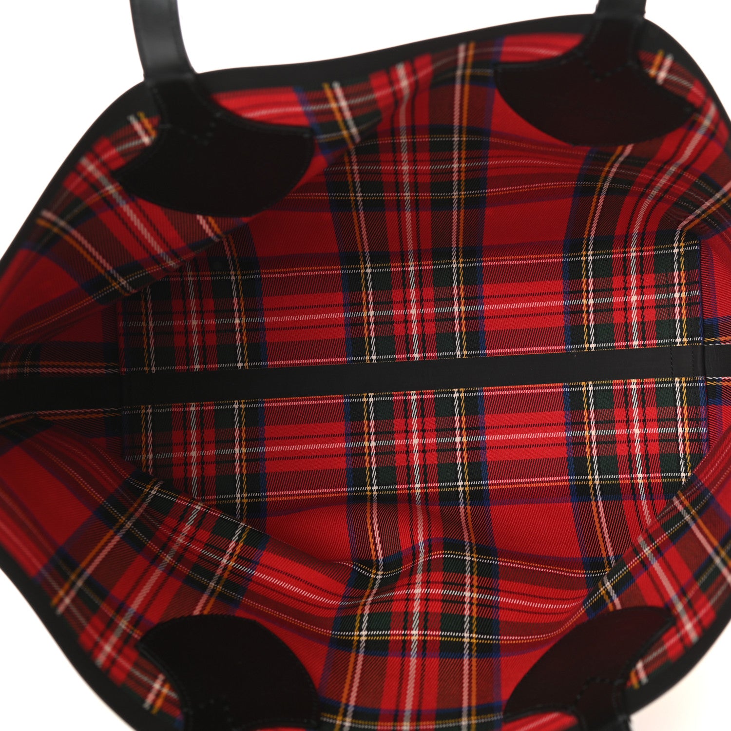 Burberry Vintage Check Medium The Giant Reversible Tote Antique Yellow Bright Red 10 of 18