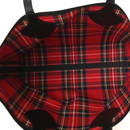 Burberry Vintage Check Medium The Giant Reversible Tote Antique Yellow Bright Red 10 of 21