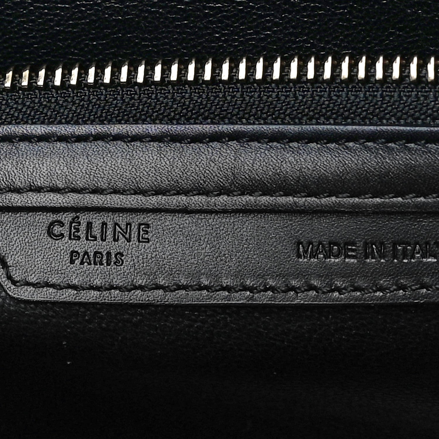 Celine Canvas Smooth Calfskin Micro Tri-Color Luggage Carmin 5 of 11