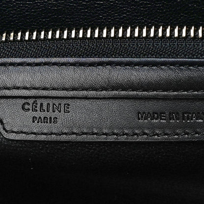 Celine Canvas Smooth Calfskin Micro Tri-Color Luggage Carmin 5 of 11