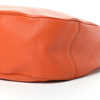 Prada Vitello Daino Hobo Papaya 11 of 13