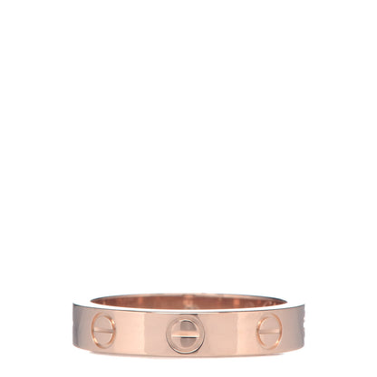 Cartier 18K Pink Gold Diamond .23ct LOVE Solitaire Engagement Ring 50 5.25 4 of 5