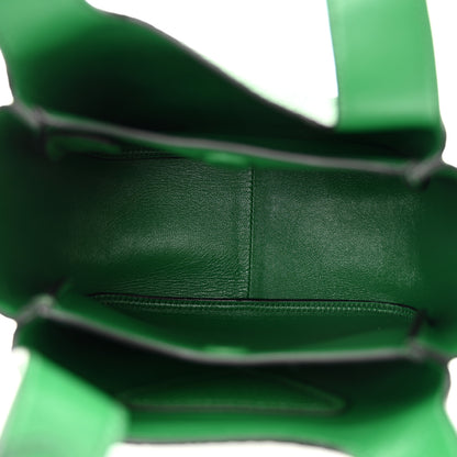 Prada Vitello Daino Soft Mini Dynamique Tote Verde 5 of 10